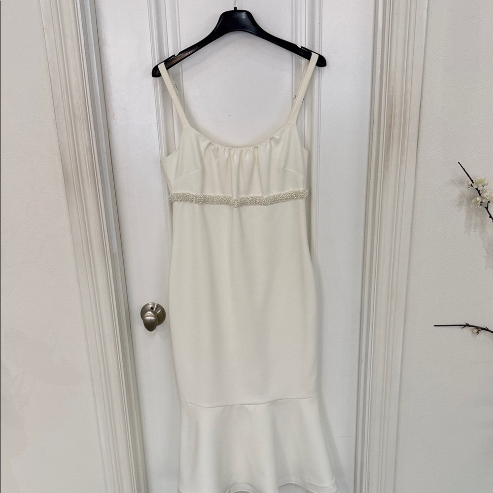 Likely Cream Sleeveless Chemise